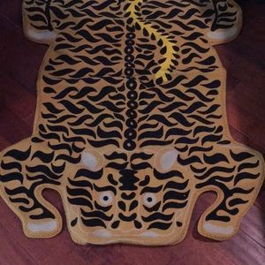 Anthropologie Tibetan Tiger Rug